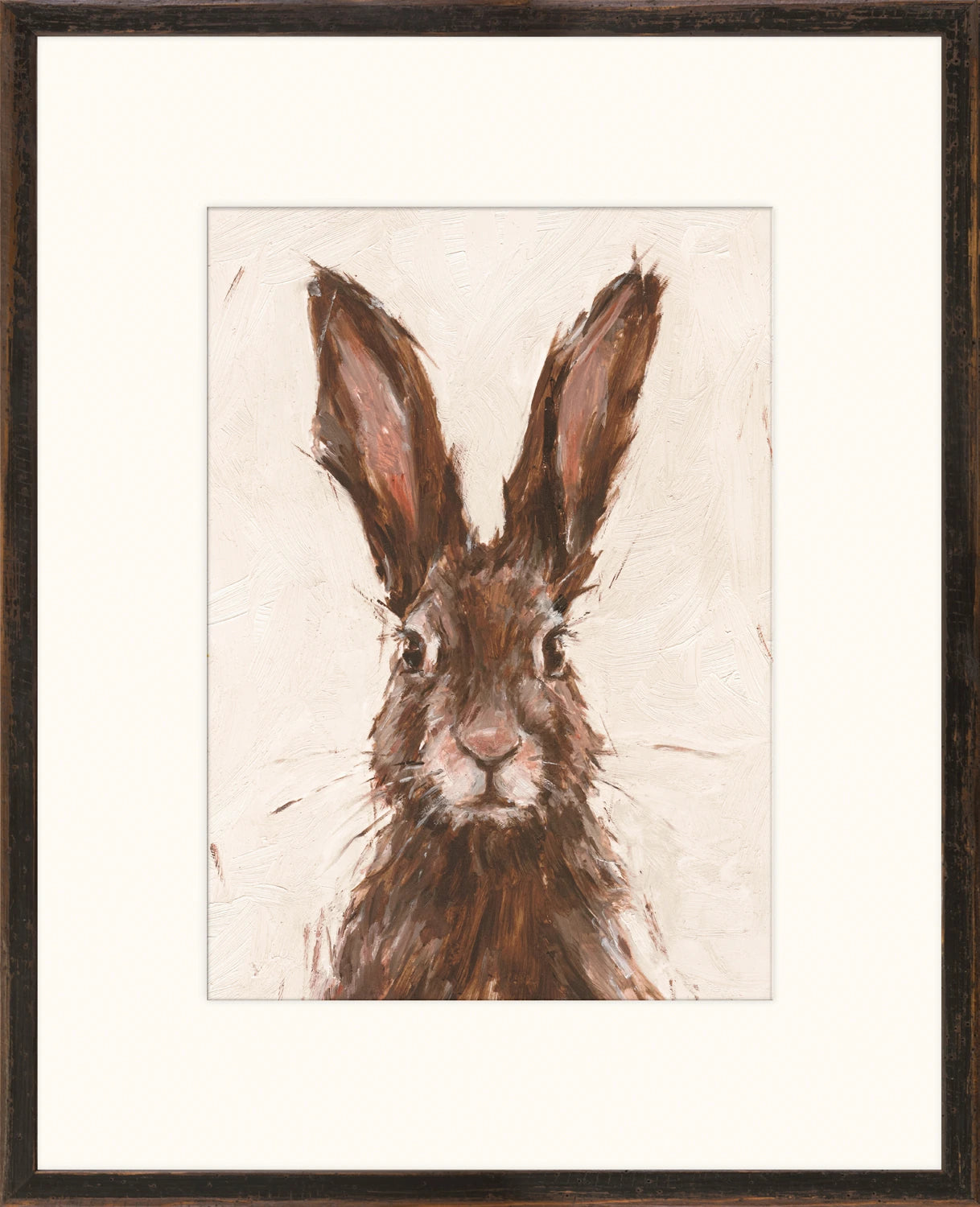 "Brown Hare" Framed Art Print ARTWORK - framed print Celadon Art