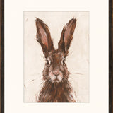 "Brown Hare" Framed Art Print ARTWORK - framed print Celadon Art