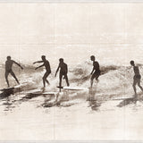 "Summer Surf C.1966" Framed Art Print ARTWORK - framed print Celadon Art Large Glass Framed