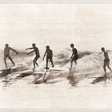"Summer Surf C.1966" Framed Art Print ARTWORK - framed print Celadon Art Small Glass Framed