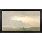 "Hudson River School - Clouds Over the Hills 1865" Framed Art Print ARTWORK - framed print Celadon Art Small Canvas On Board Black