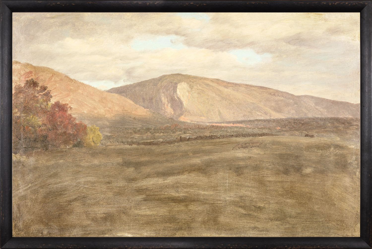 "Hudson River School - Mount Katahdin 1870" Framed Art Print ARTWORK - framed print Celadon Art Large Canvas On Board Black