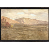 "Hudson River School - Mount Katahdin 1870" Framed Art Print ARTWORK - framed print Celadon Art Medium Canvas On Board Black
