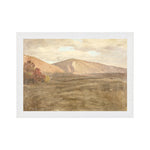 "Hudson River School - Mount Katahdin 1870" Framed Art Print ARTWORK - framed print Celadon Art Small Canvas On Board White