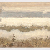 "Hudson River School - Clouds from the Catskills 1870" Framed Art Print ARTWORK - framed print Celadon Art Large Canvas On Board White