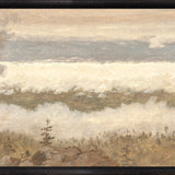"Hudson River School - Clouds from the Catskills 1870" Framed Art Print ARTWORK - framed print Celadon Art Large Canvas On Board Black
