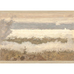 "Hudson River School - Clouds from the Catskills 1870" Framed Art Print ARTWORK - framed print Celadon Art Medium Canvas On Board Light Wood