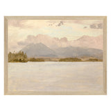 "Hudson River School - Lake Katahdin 1870" Framed Art Print