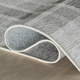 Andri Modern Plaid Machine Washable Rug RUGS - synthetic Dash & Albert