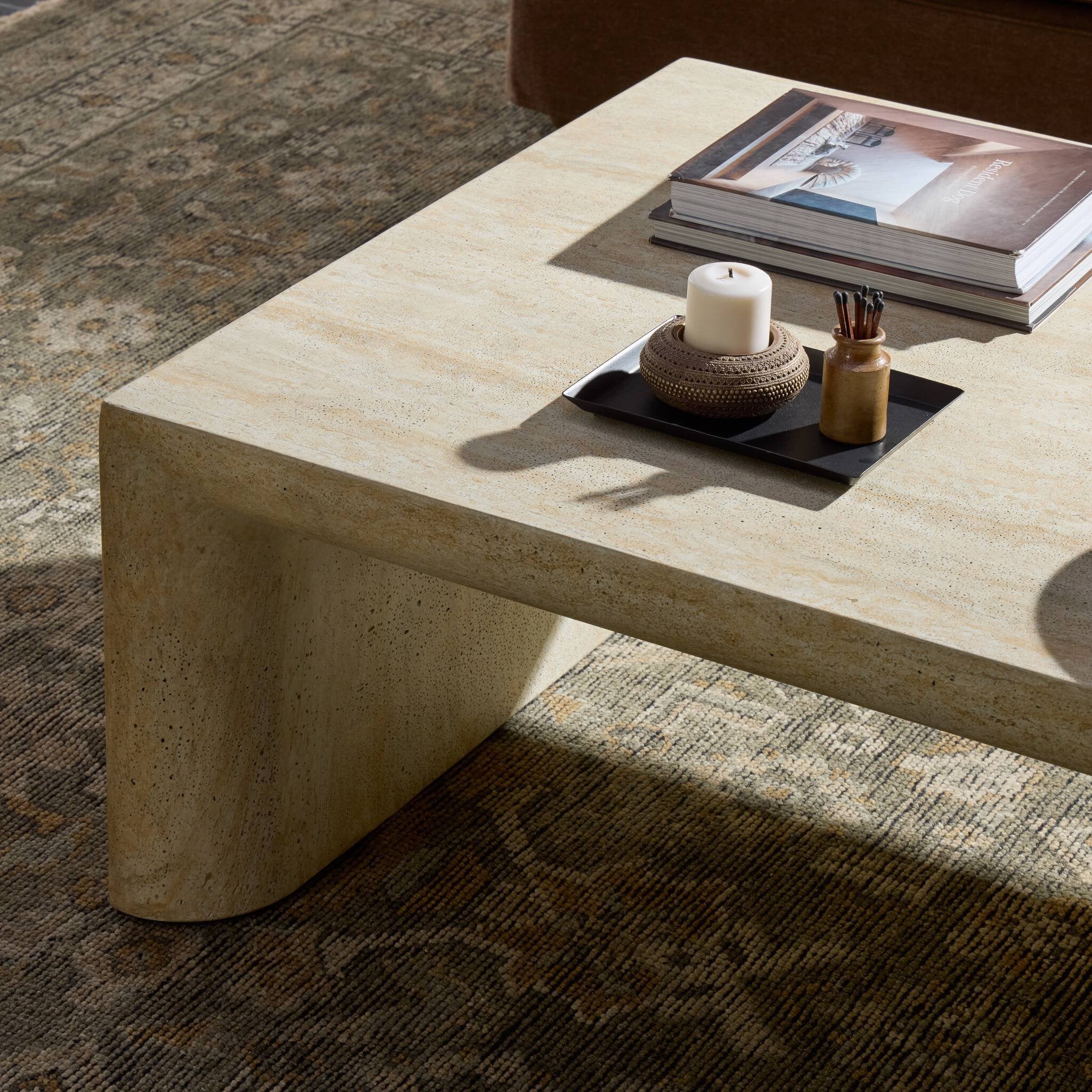 Brad Coffee Table FURNITURE - coffee table Four Hands