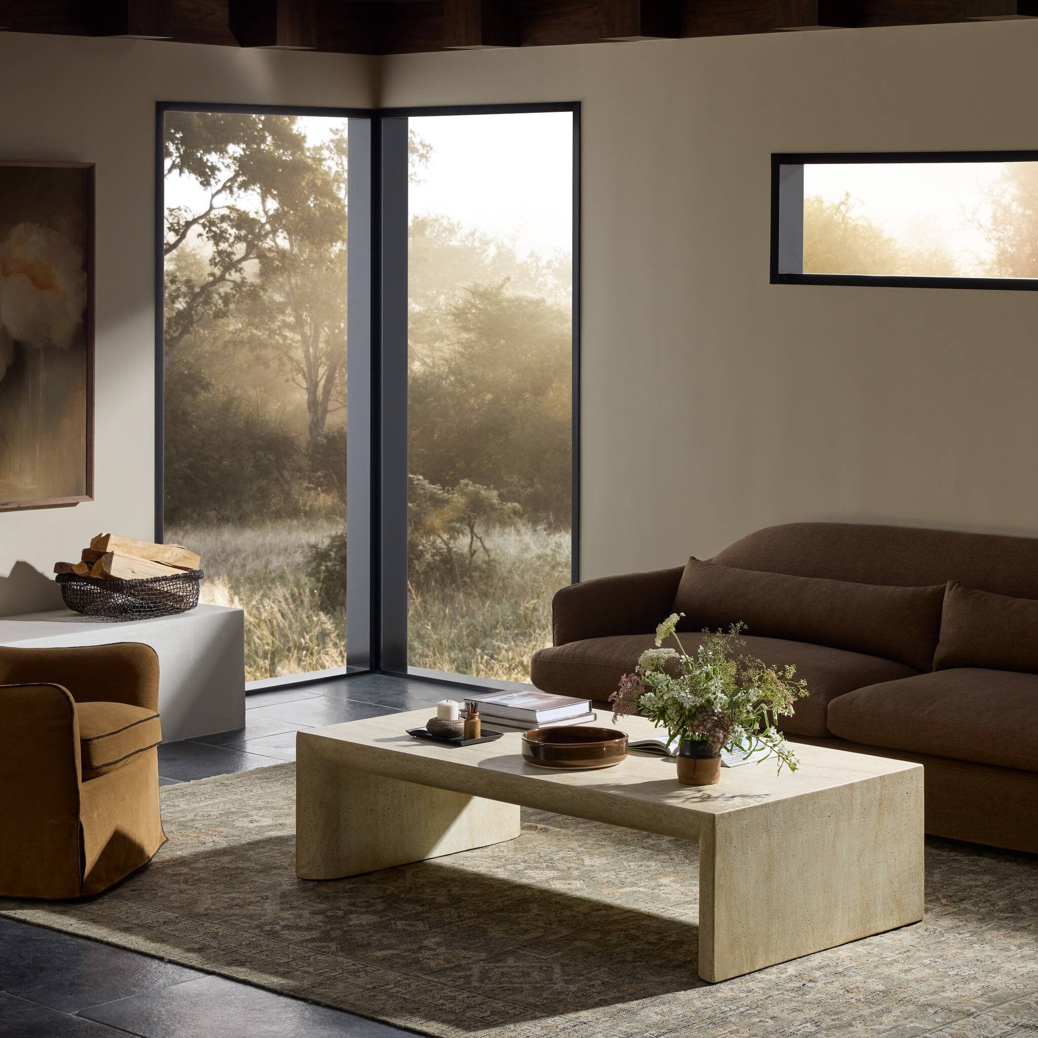 Brad Coffee Table FURNITURE - coffee table Four Hands