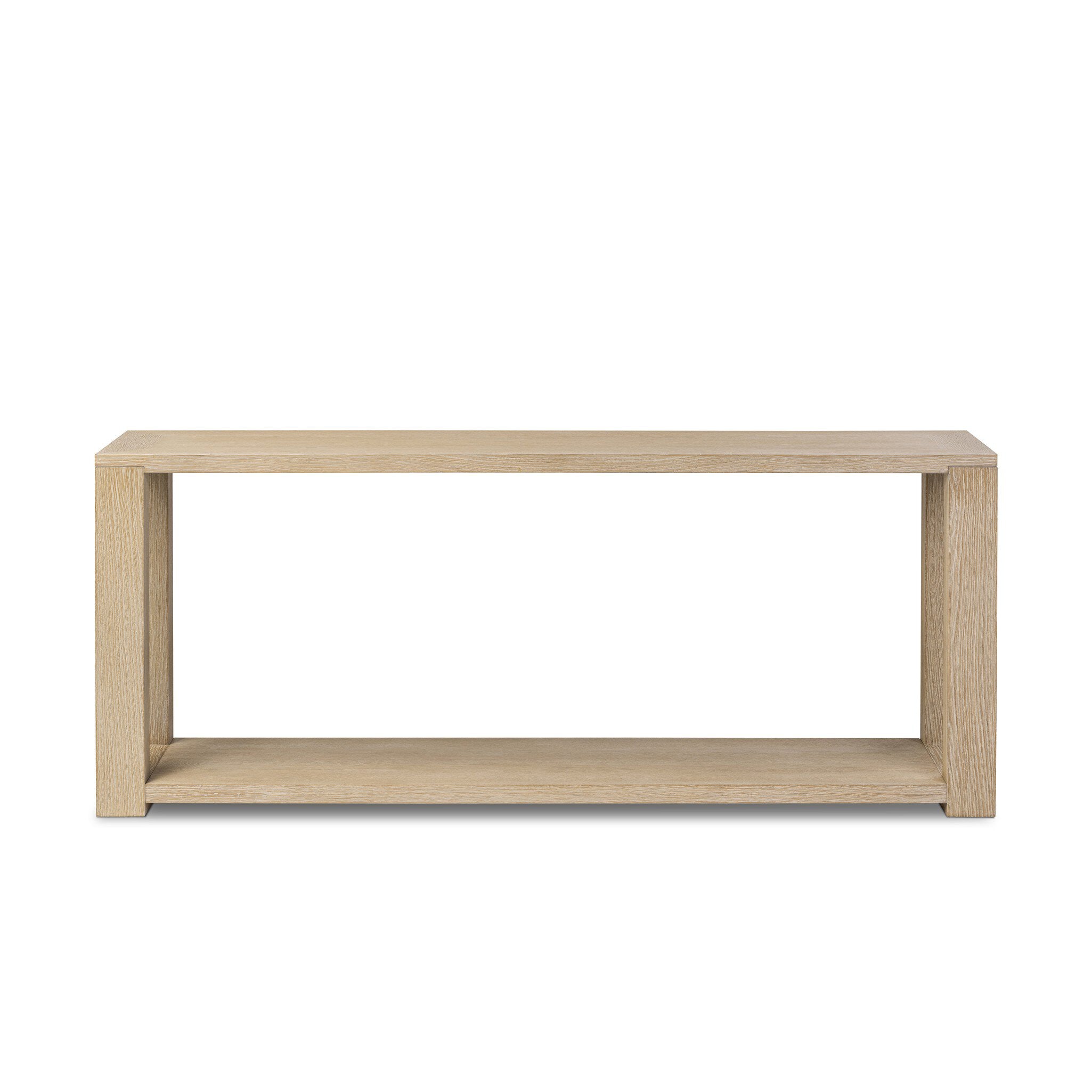 Thomas Console Table, Bleached Oak Veneer