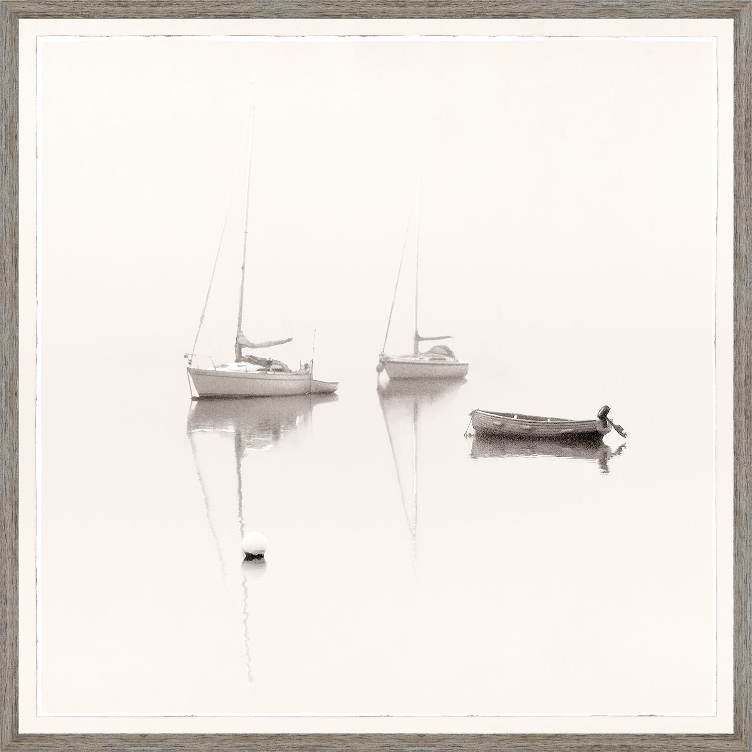 "Anchored" Framed Art Print ARTWORK - framed print Celadon Art Small
