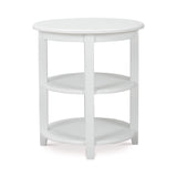 Luna Round 3 Tier Side Table FURNITURE - side table Bramble
