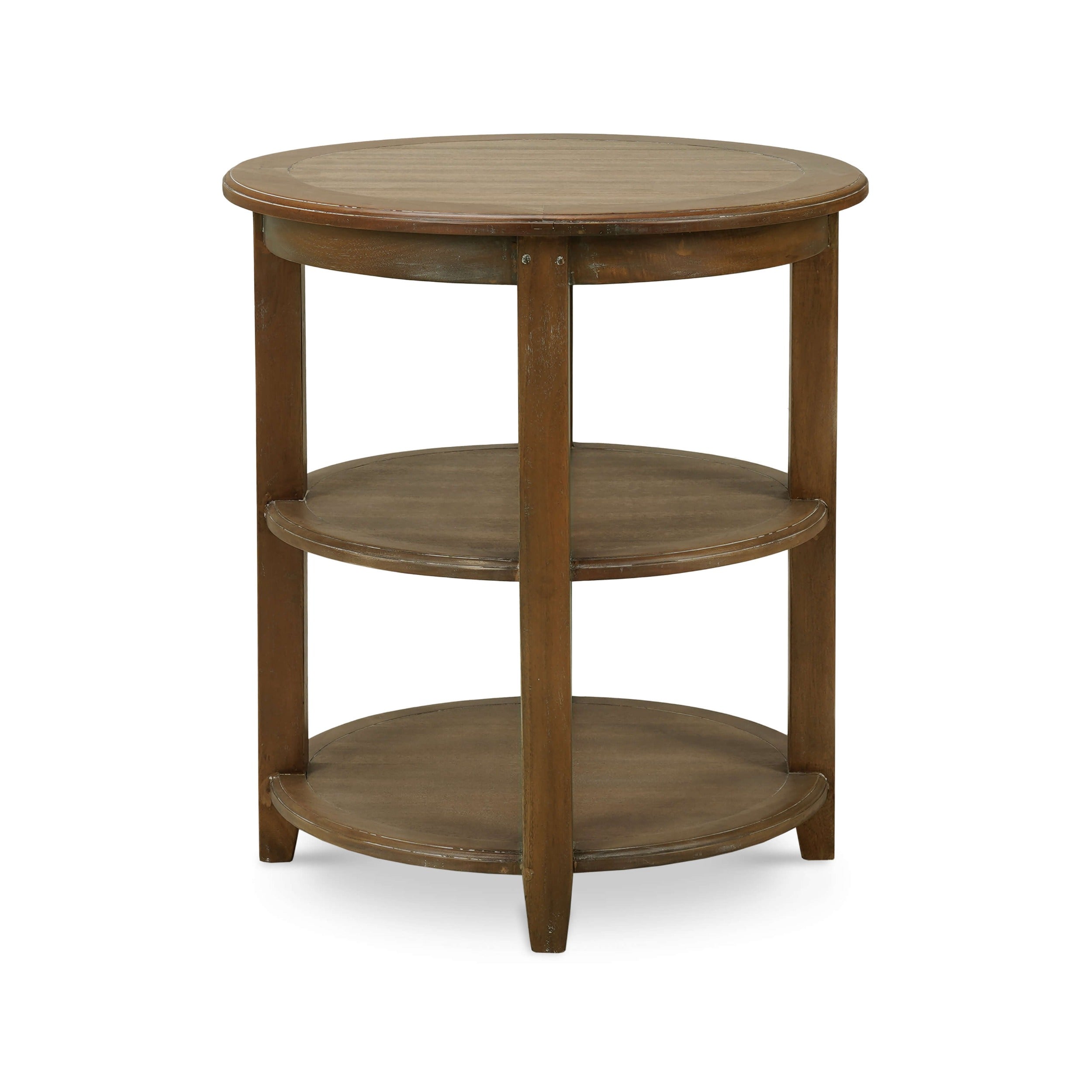 Luna Round 3 Tier Side Table FURNITURE - side table Bramble