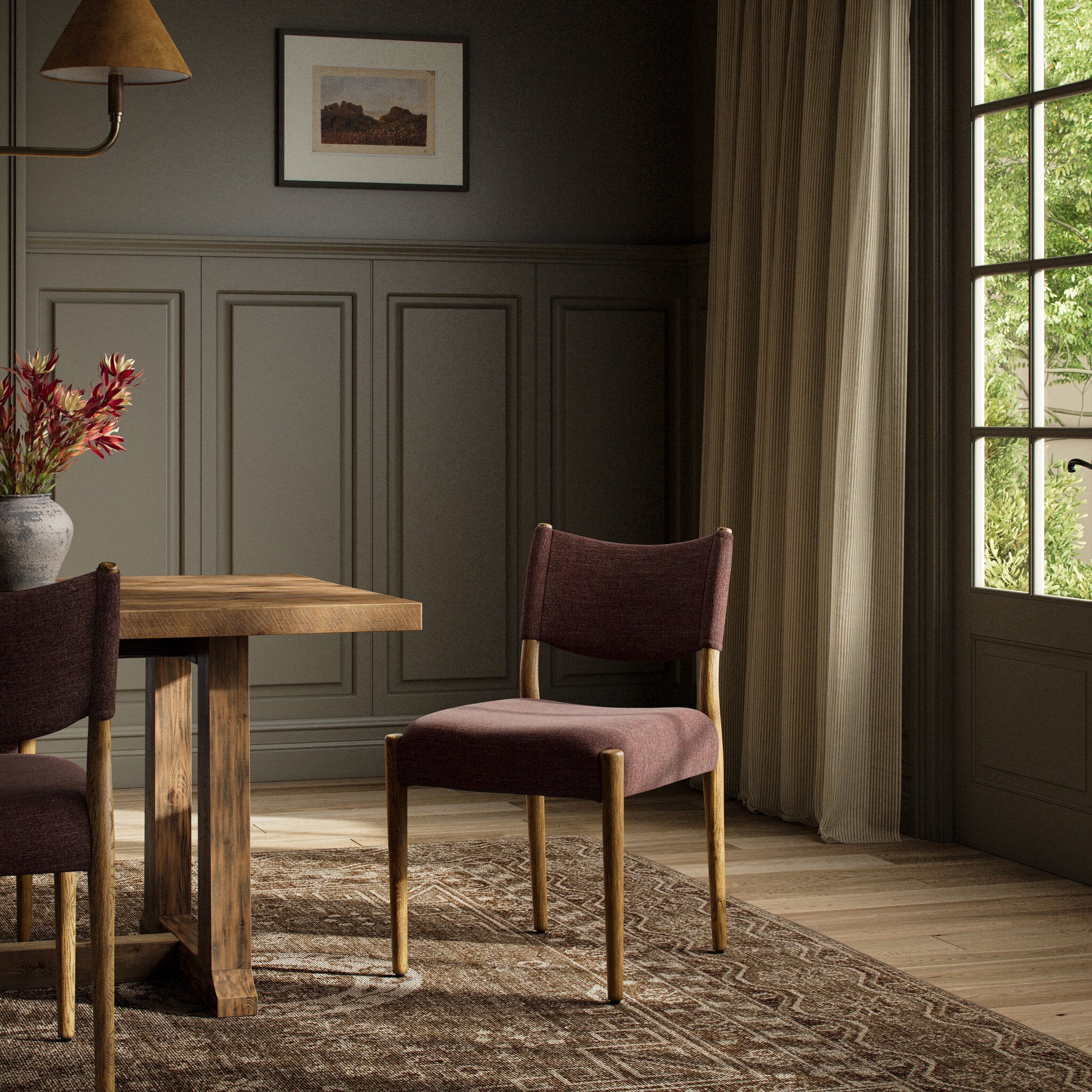 Jayla Armless Dining Chair FURNITURE - dining chair Four Hands