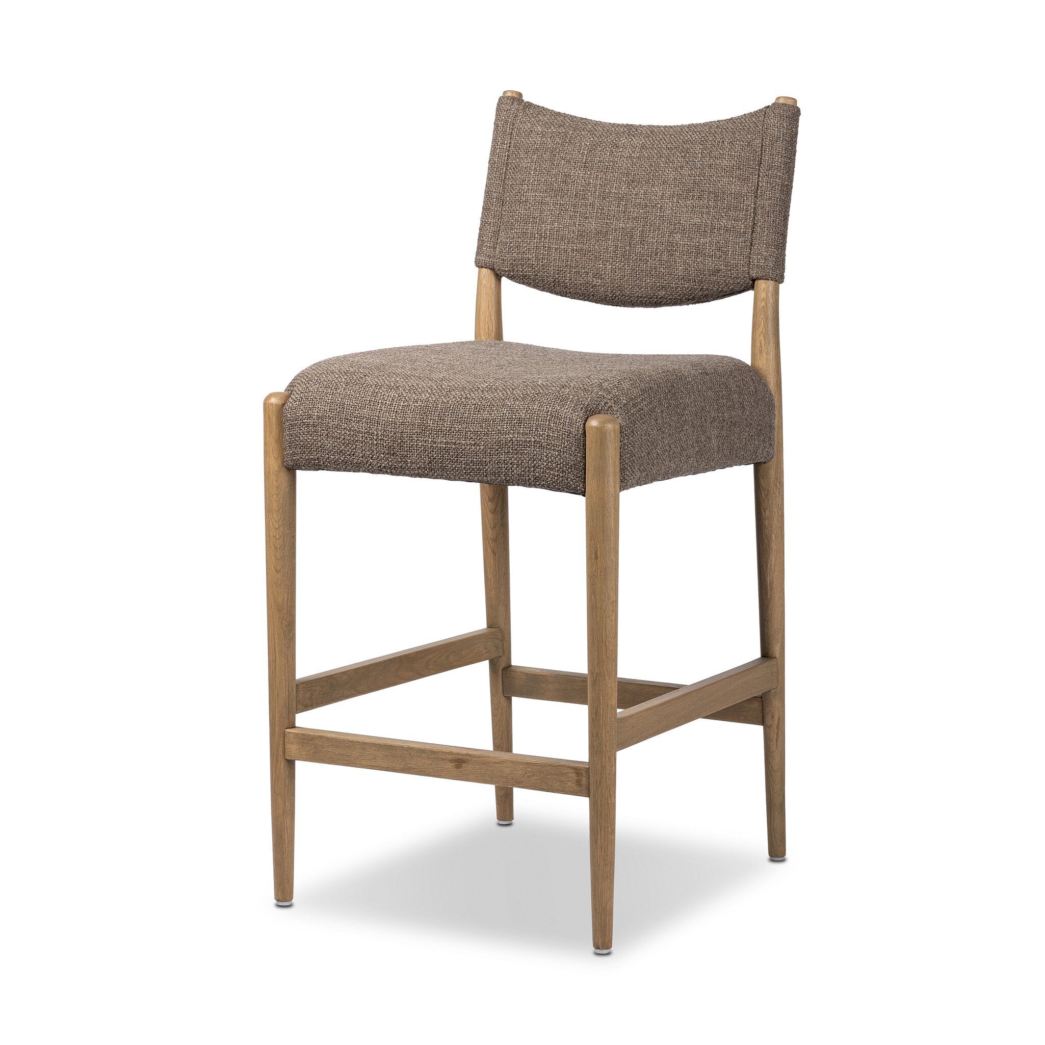 Jayla Counter Stool FURNITURE - bar/counter stool Four Hands Saxon Mink