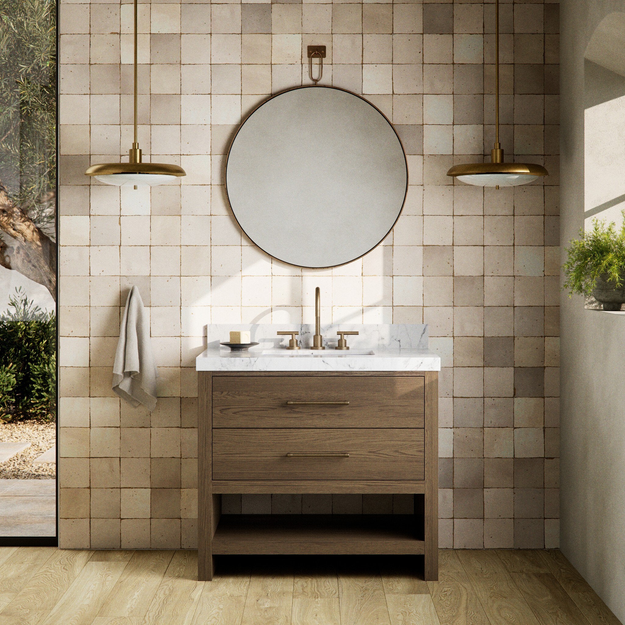 Anthem Bathroom Vanity FURNITURE - bathroom vanity Four Hands