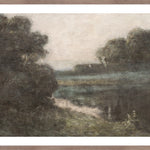 "Summer Pond C.1891" Framed Art Print ARTWORK - framed print Celadon Art Small Glass Framed