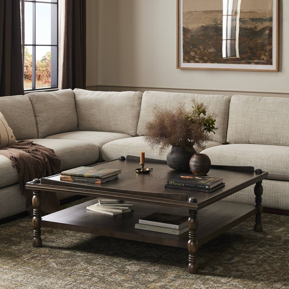 Umair Coffee Table FURNITURE - coffee table Four Hands