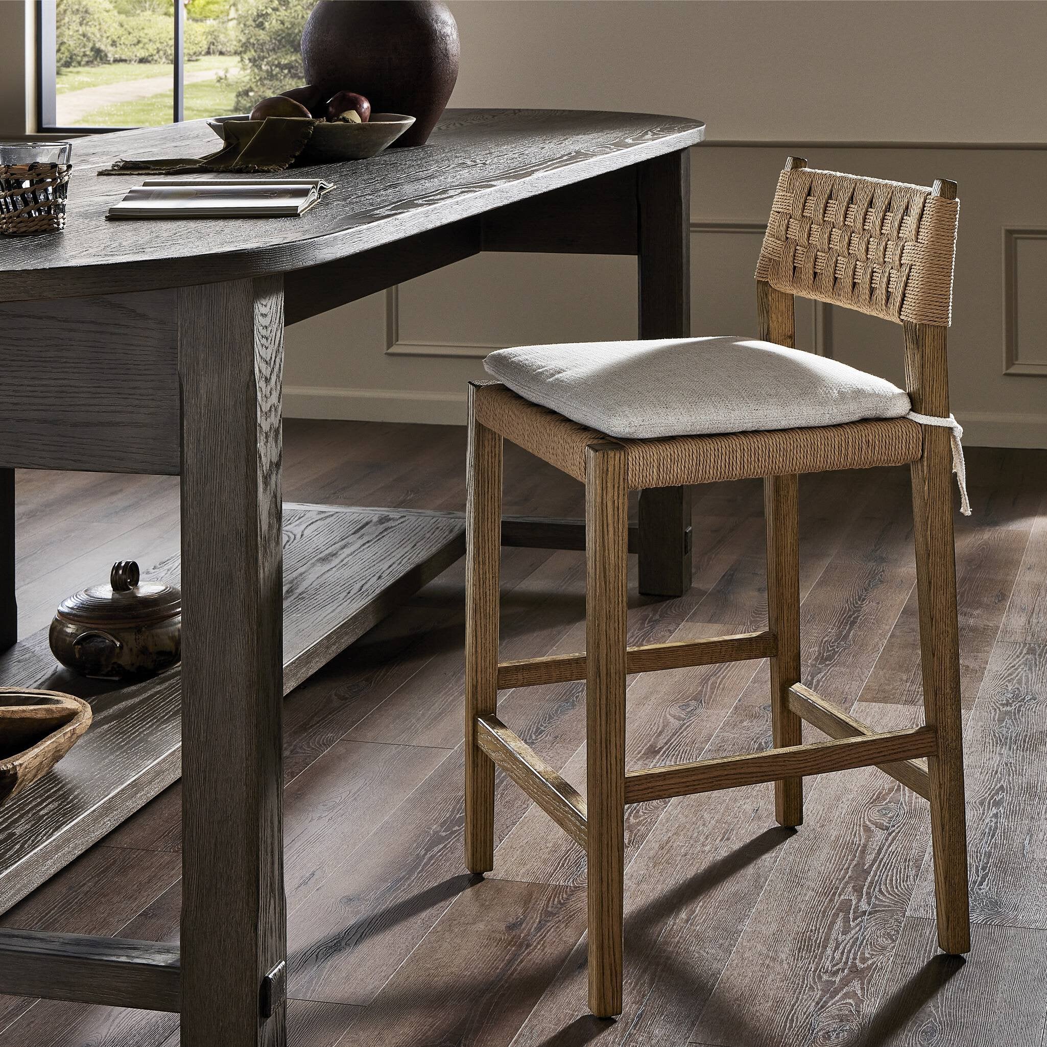 Hamlin Counter Stool FURNITURE - bar/counter stool Four Hands