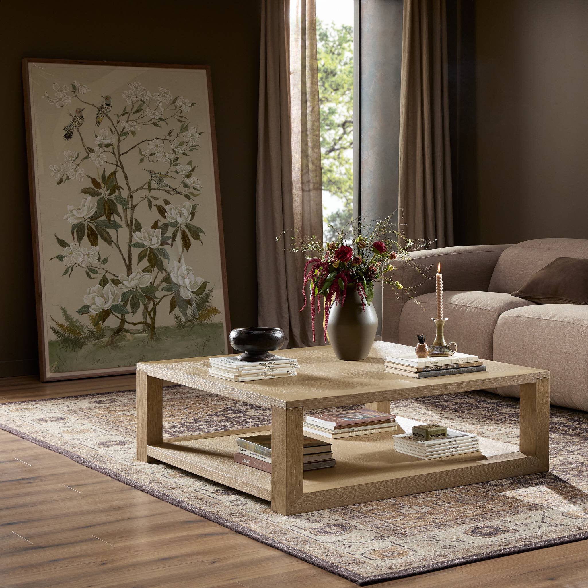 Thomas Square Coffee Table FURNITURE - coffee table Four Hands