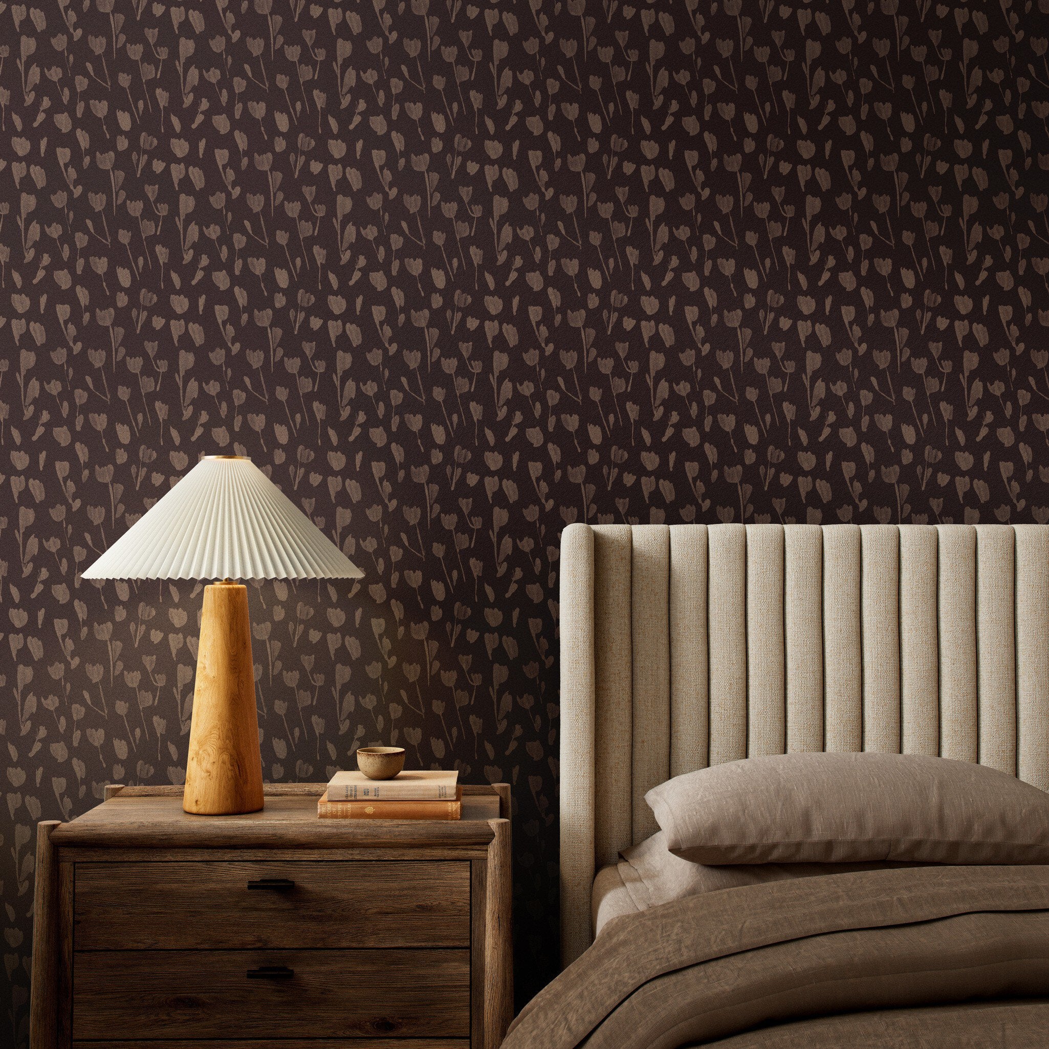 Wild Flowers I Wallpaper by Roseanne Kenny WALLPAPER - floral Four Hands