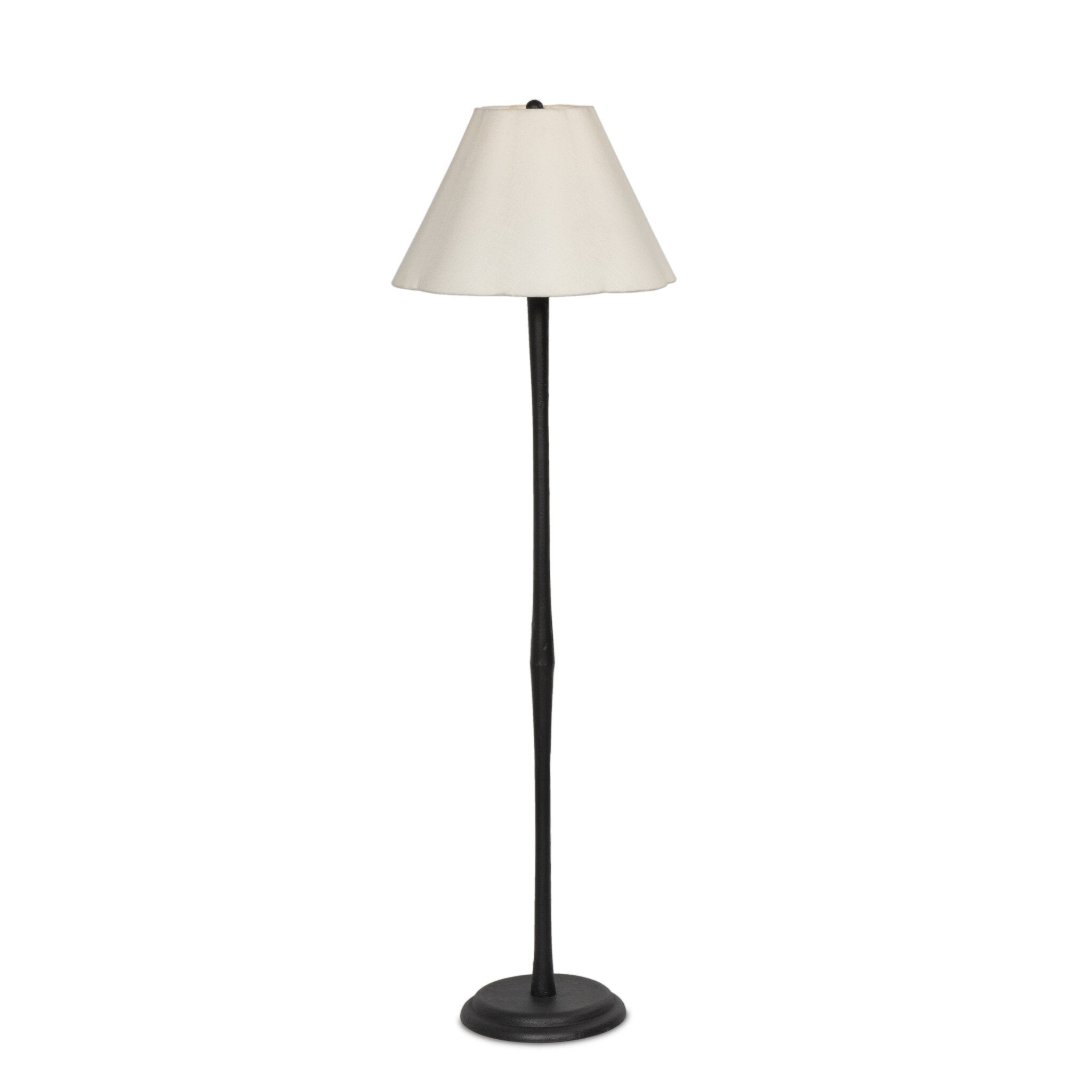 Isabeau Floor Lamp LIGHTING - floor lamp Four Hands Black Wrought Iron