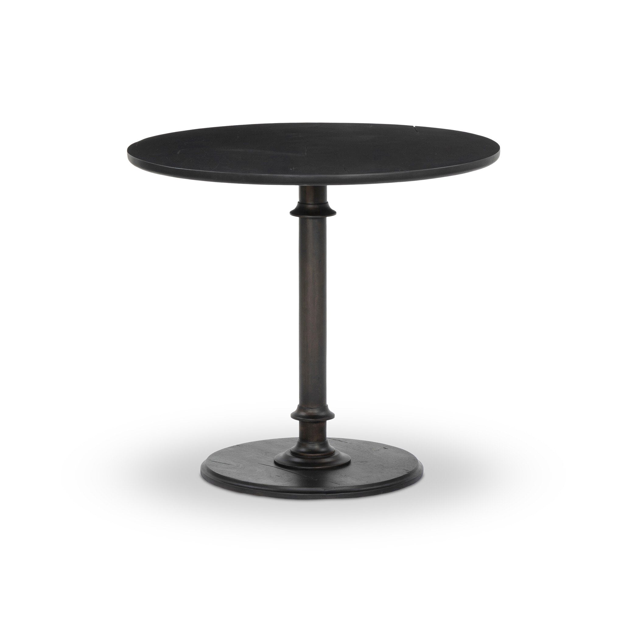 Barron End Table FURNITURE - end table Four Hands Dark Reclaimed