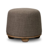 IN STORE - Bilbury Ottoman FURNITURE - ottoman Four Hands Saxon Mink