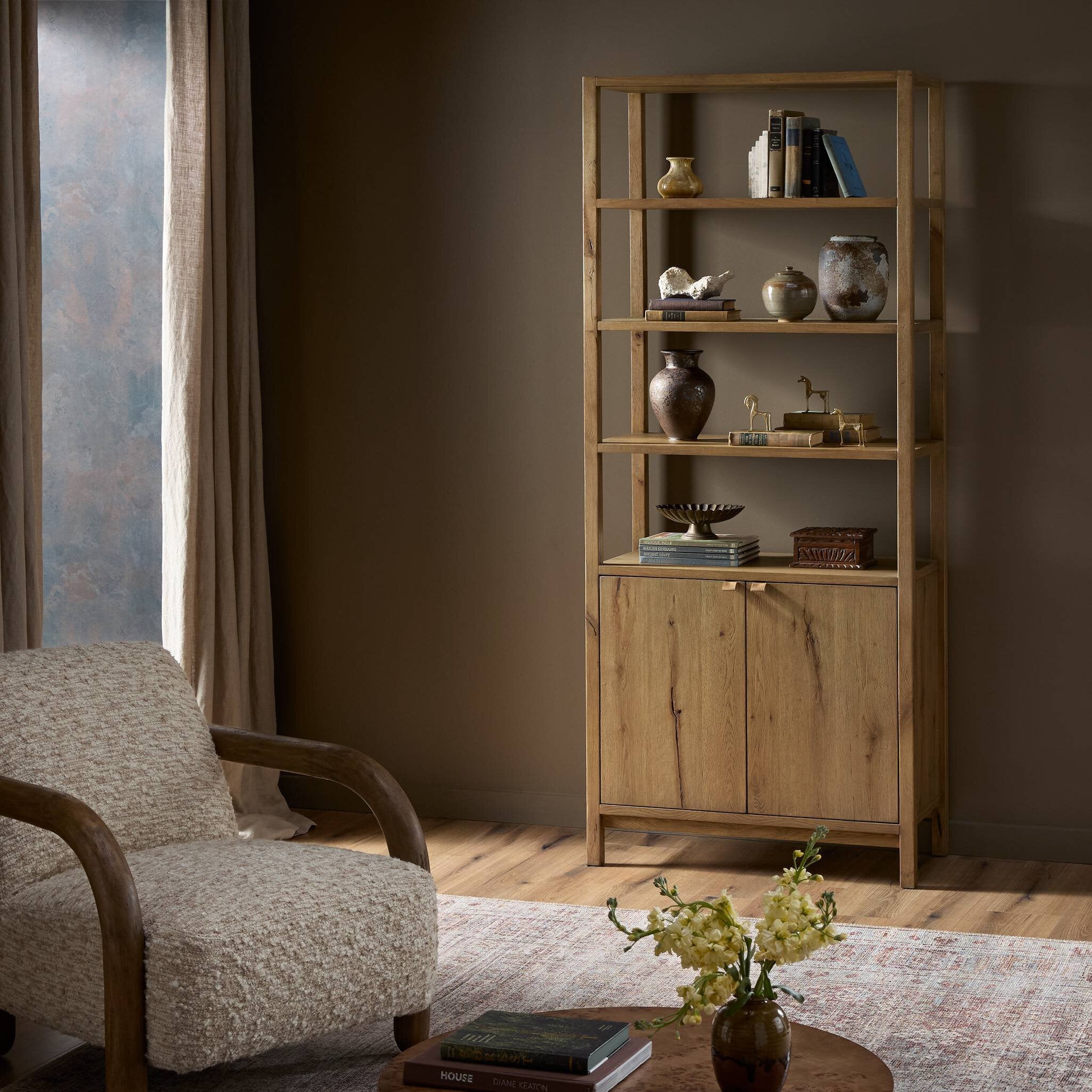Tula Bookcase FURNITURE - bookcase Four Hands