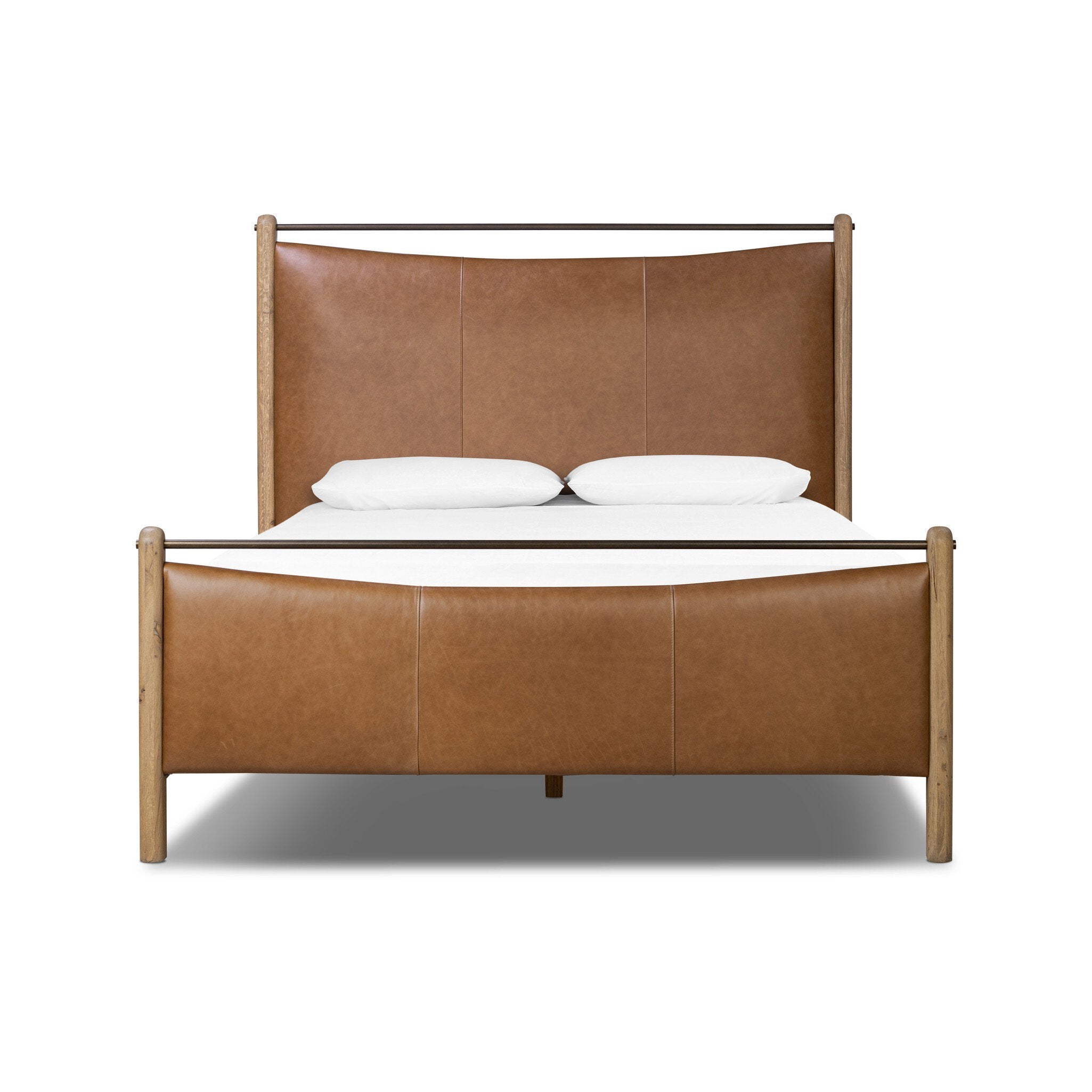 Dina Bed FURNITURE - beds Four Hands Queen