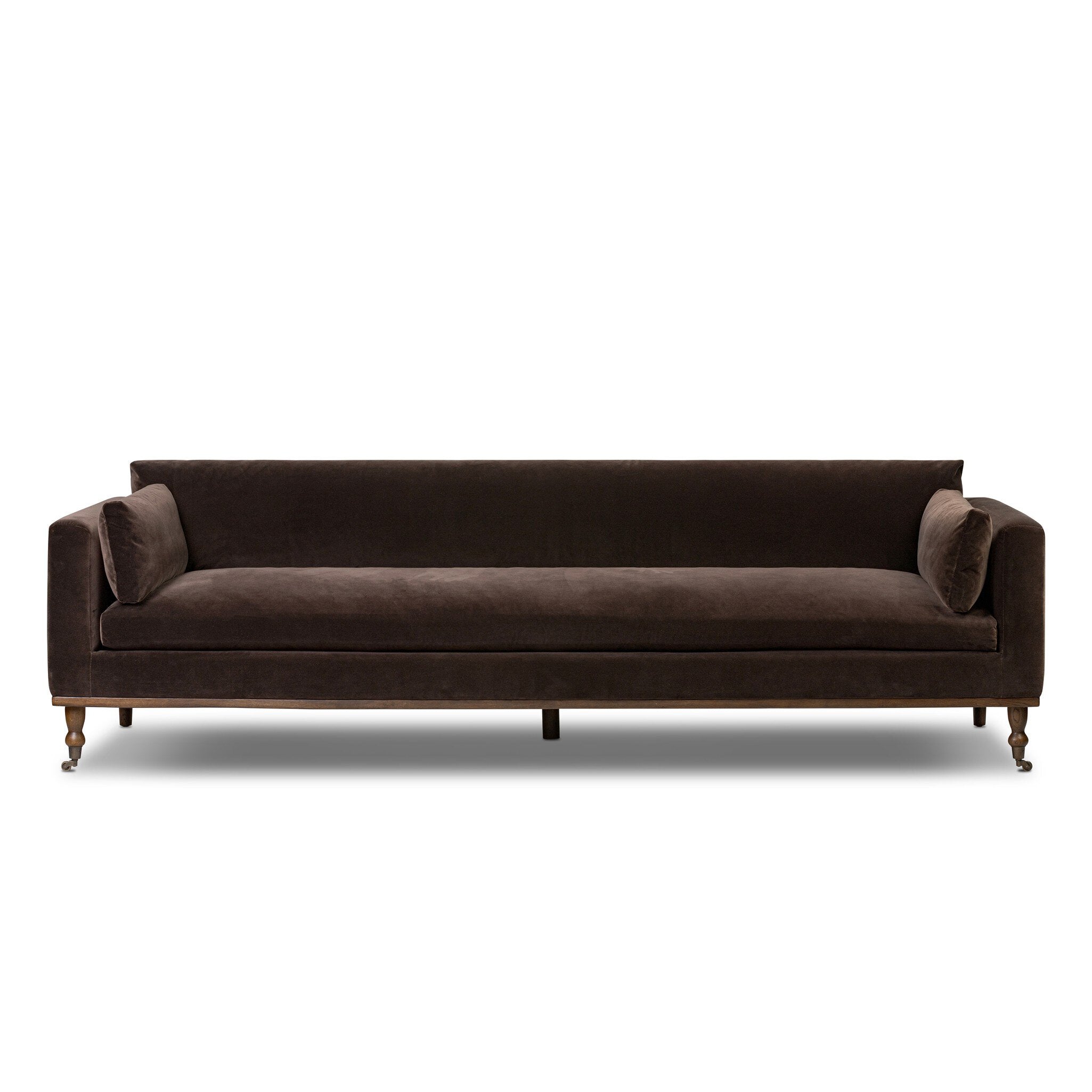 Harlin 96" Sofa FURNITURE - sofa Four Hands Surrey Cocoa