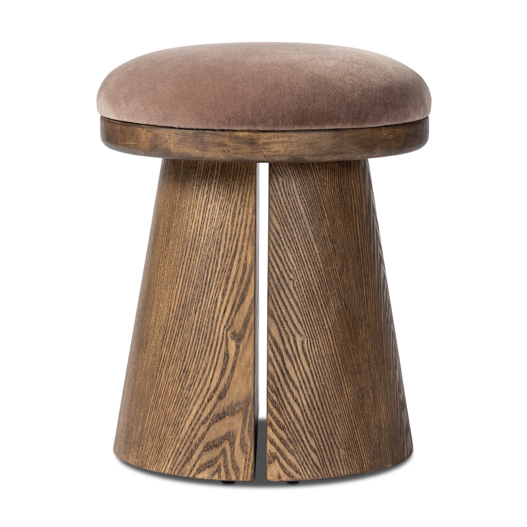 Bea Accent Stool FURNITURE - ottoman Four Hands Monte Mushroom