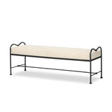 Leona Accent Bench FURNITURE - benches Four Hands