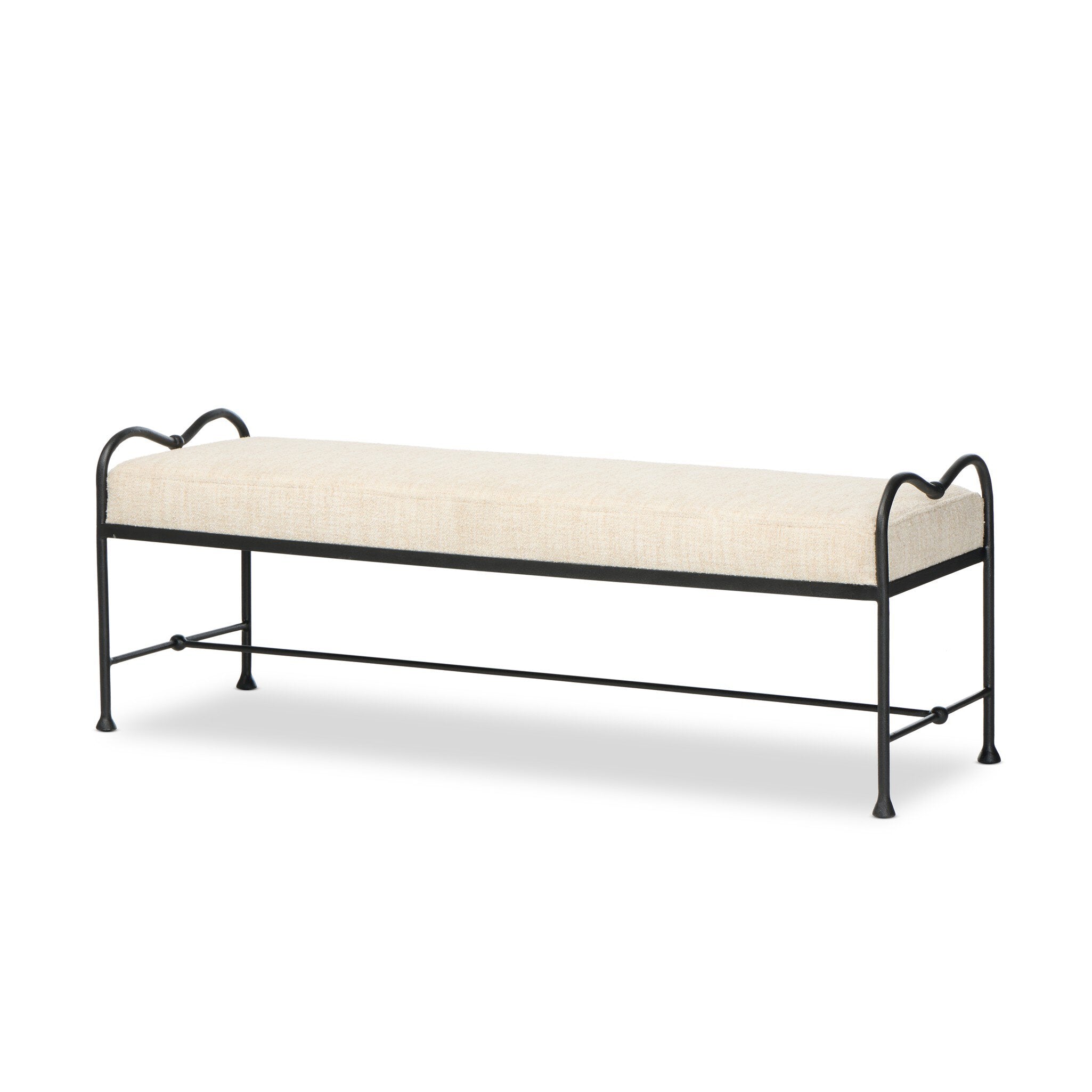 Leona Accent Bench FURNITURE - benches Four Hands