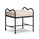 Leona Accent Stool FURNITURE - ottomans Four Hands