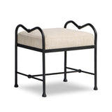 Leona Accent Stool FURNITURE - ottomans Four Hands