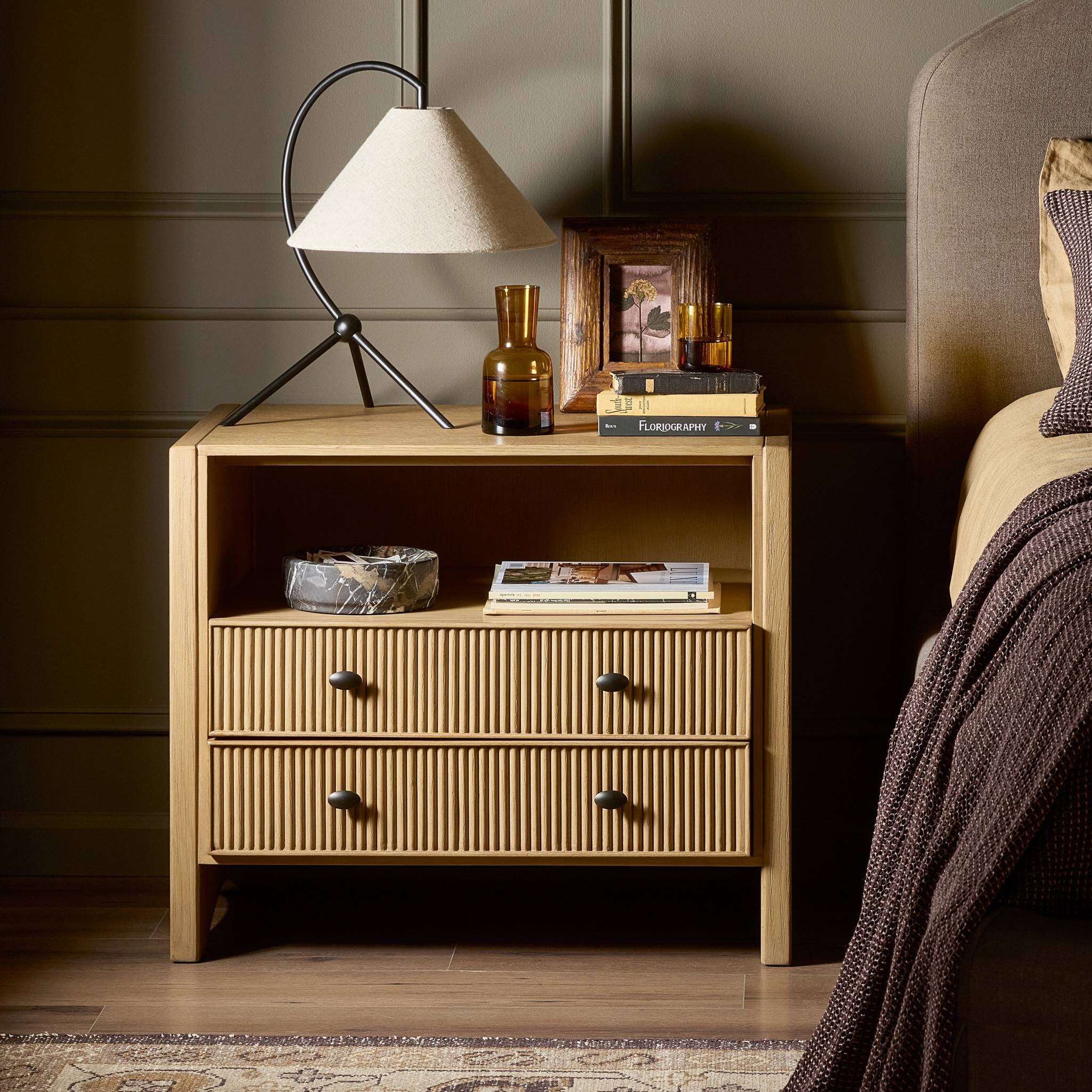 Hazel Nightstand FURNITURE - nightstand Four Hands