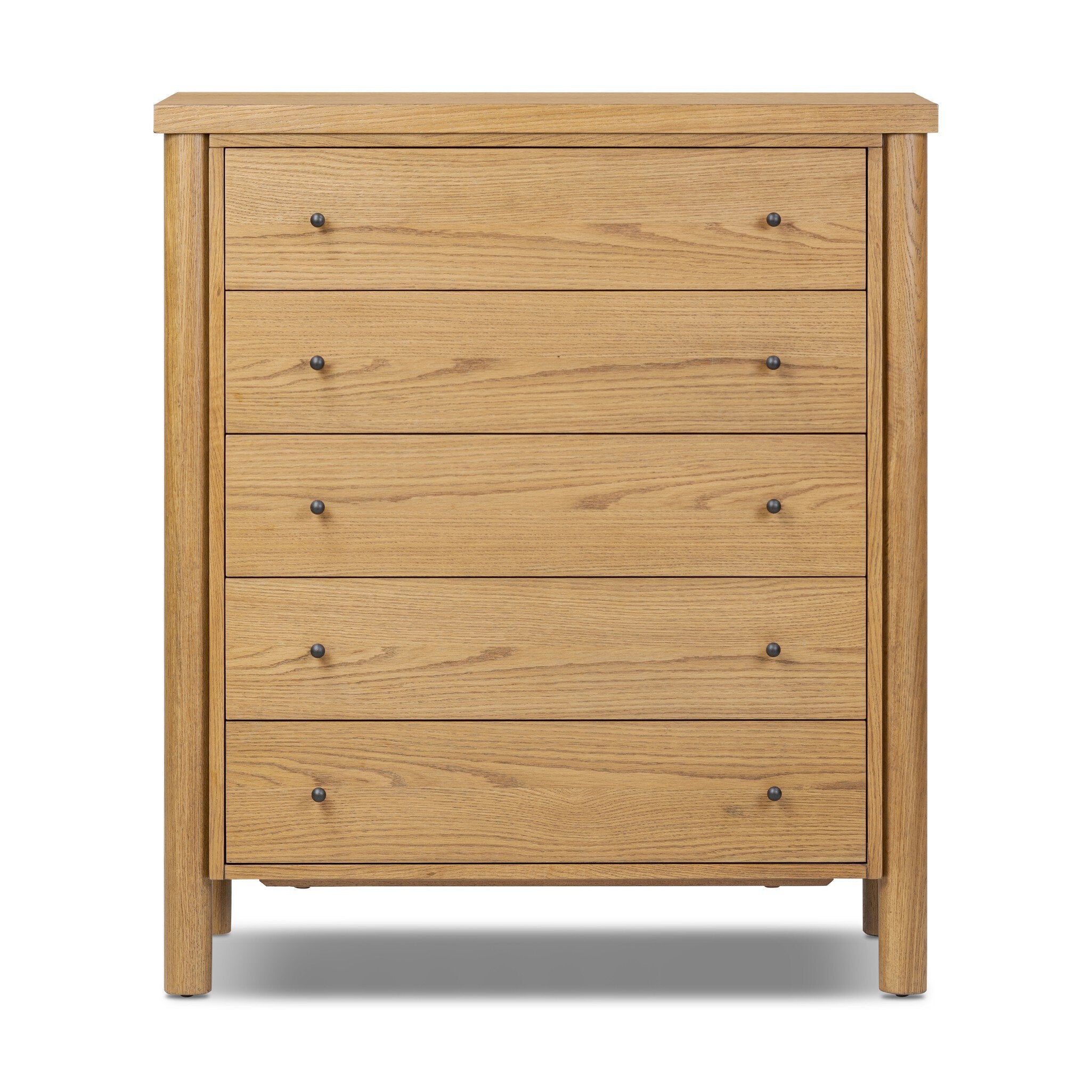 Roark Tall Dresser FURNITURE - dressers & chests Four Hands Amber Oak