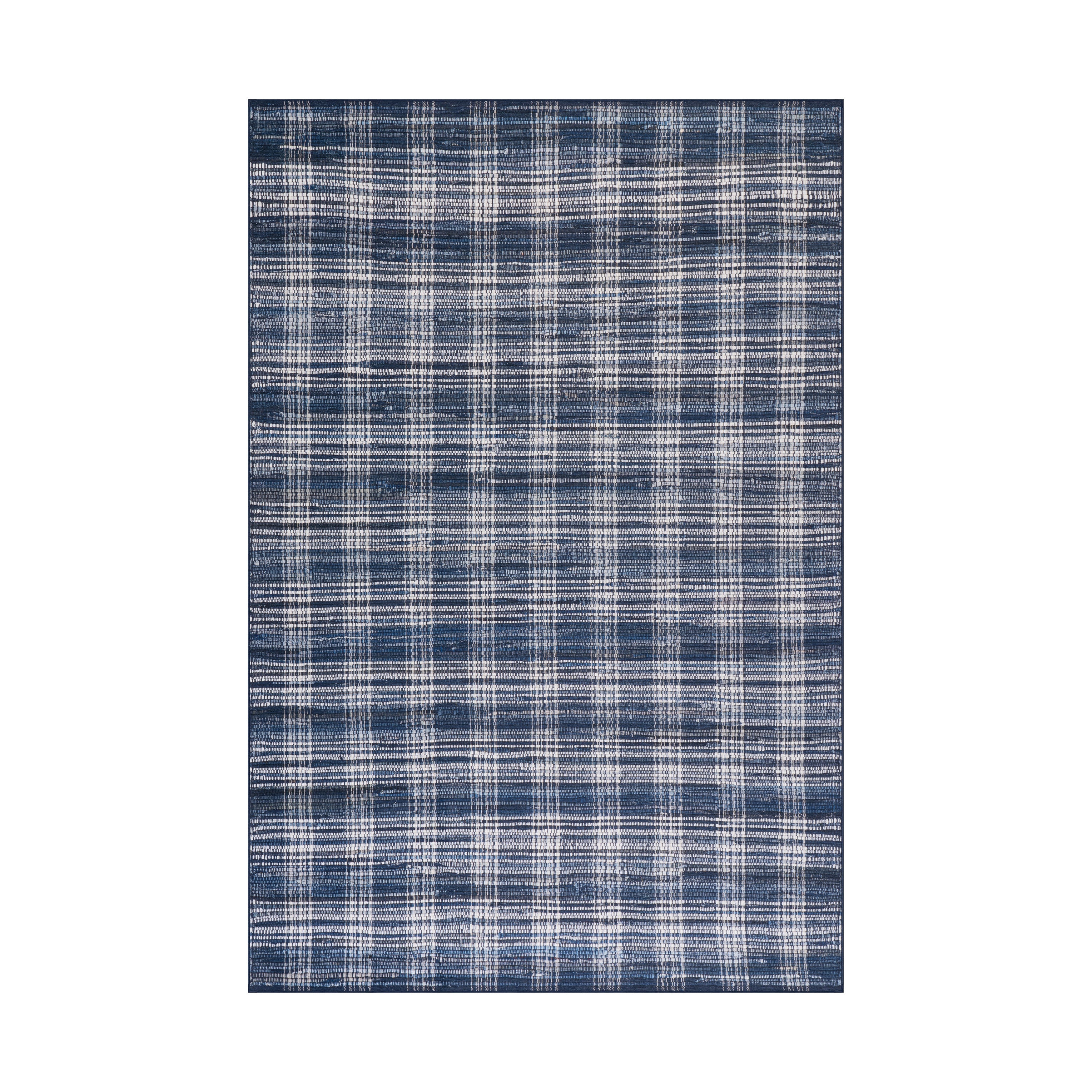 Denim Plaid Machine Washable Rug RUGS - synthetic Dash & Albert 2' x 3'