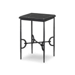 Babylon Small End Table FURNITURE - end table Four Hands Grey Italian Marble
