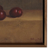Red Cherries On Red Oak by Bethany Joseph ARTWORK - framed print Four Hands