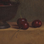 Red Cherries On Red Oak by Bethany Joseph ARTWORK - framed print Four Hands