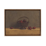Red Cherries On Red Oak by Bethany Joseph ARTWORK - framed print Four Hands