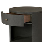 Amelia Oval One Drawer Nightstand FURNITURE - nightstand Four Hands