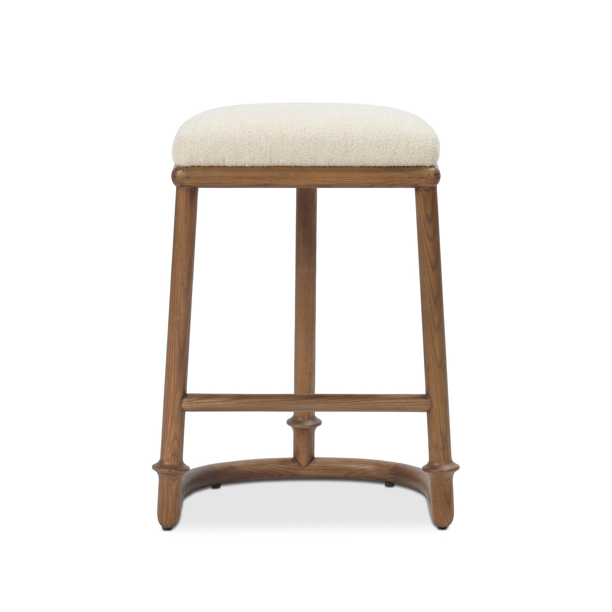 Royce Backless Stool, Charter Oatmeal