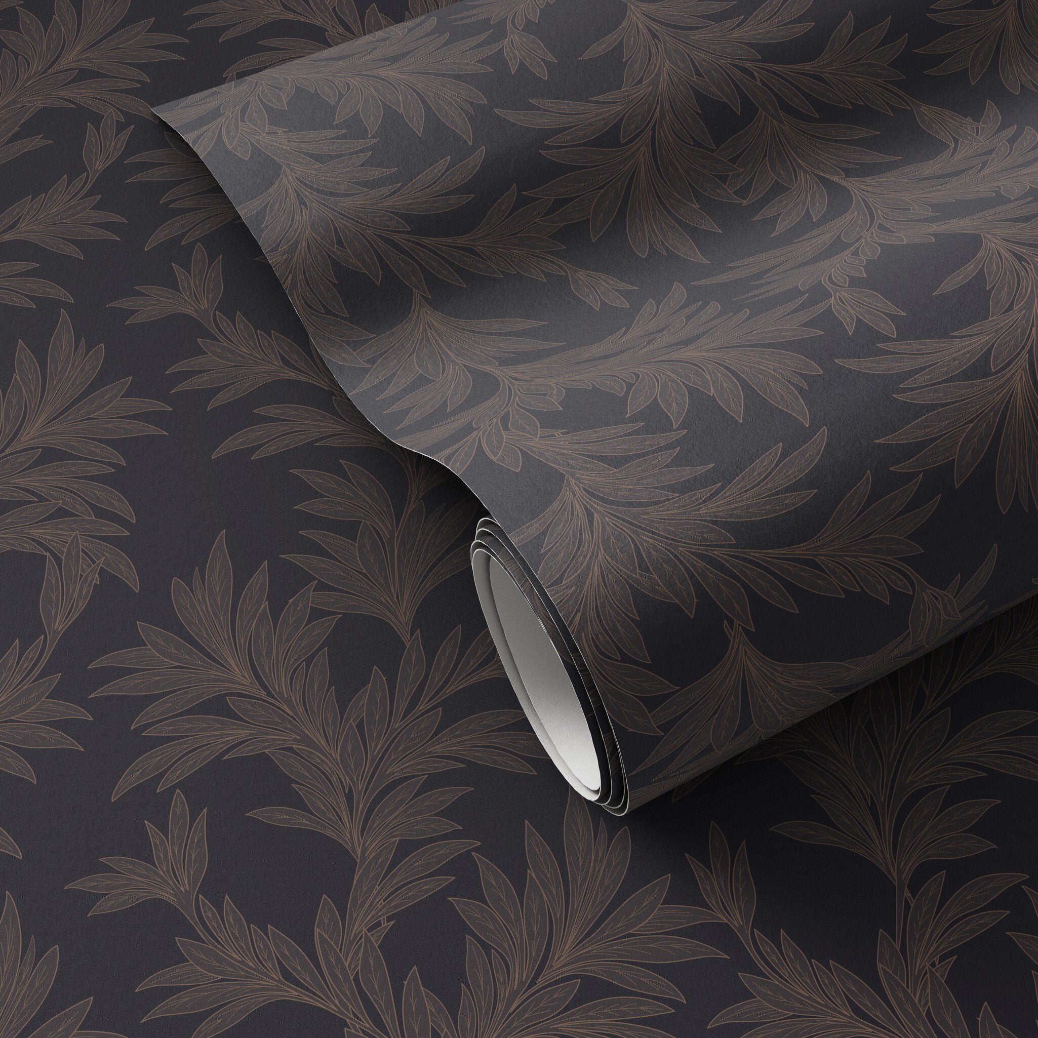 Lush Leaves Wallpaper by Getty Images WALLPAPER - floral Four Hands