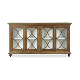Hamilton 4 Door Buffet FURNITURE - sideboards & cabinets Bramble Straw Wash w/ Architectural White Interior