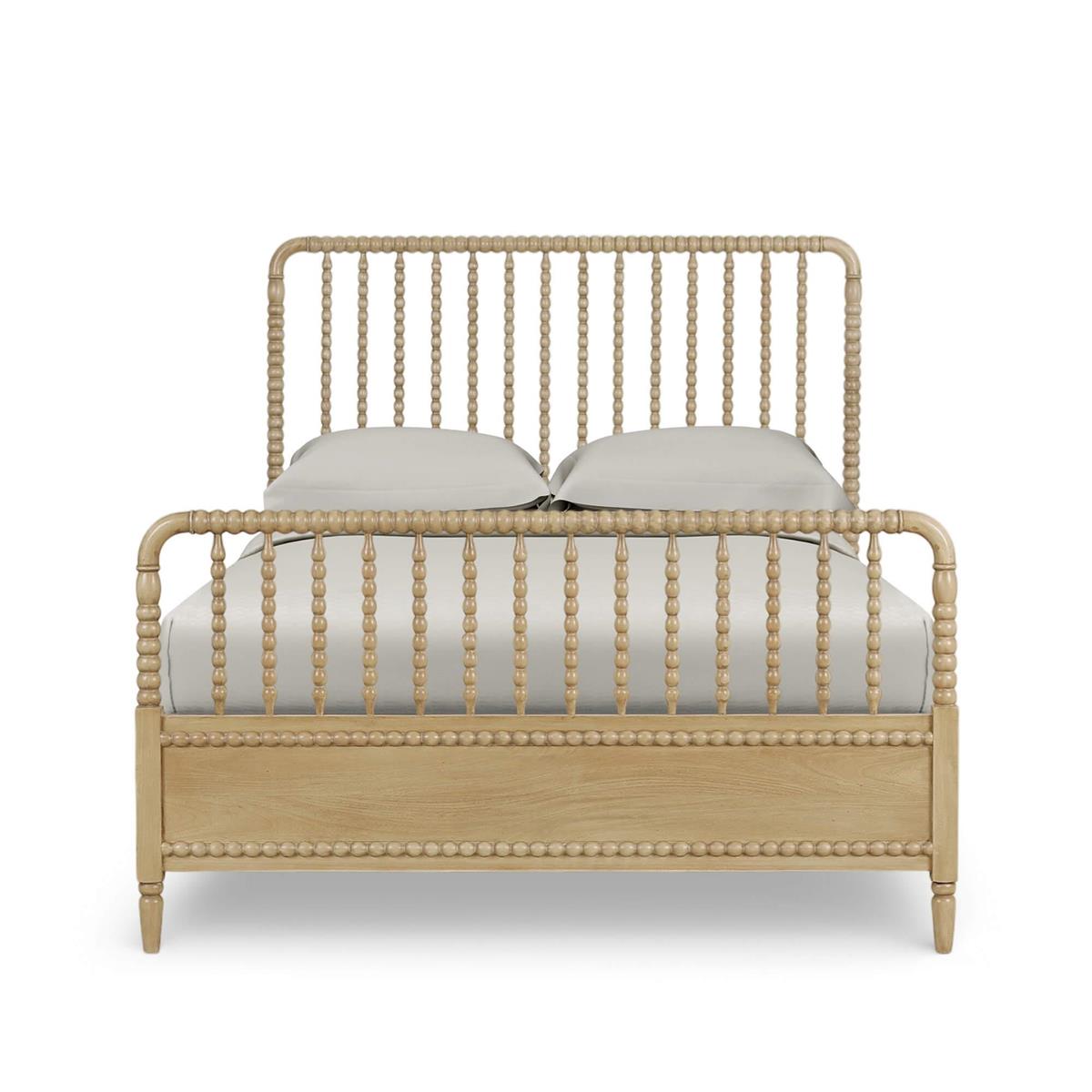 Charlotte Bed 13 - FURNITURE - bed Bramble Queen Natural